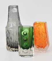 Three Pieces of Whitefriars Glass In good condition