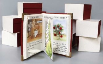 A Collection of Bronte Porcelain Alice in Wonderland Items, comprising ten boxed figures and a