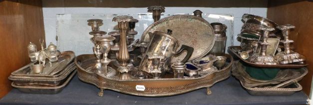 A Large Quantity of 19th And 20th Century Silver Plated and Electro Plated Wares, including a