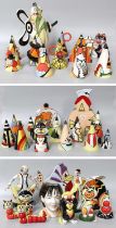 A Large Collection of Lorna Bailey Ceramics, including Clarice Cliff style sugar sifters, etc (3