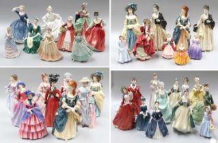 A Large Collection of Royal Doulton Ladies, various designs (four trays) Kate Hardcastle - head