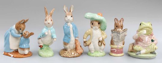 Beswick Beatrix Potter Figures, comprising large size limited edition models (6)