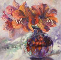Nancy Murgatroyd (Contemporary) "Soft Focus" Initialled, oil on canvas; together with two further