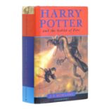 Rowling (J.K.) - Signed. Harry Potter and the Goblet of Fire. Bloomsbury, 2000, first edition,