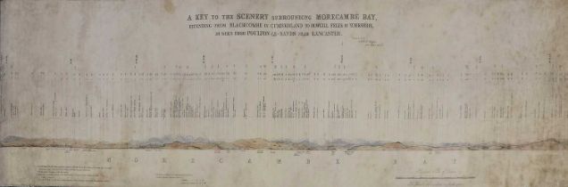 The Lake District. Peacock (Robert B.), A Key To The Scenery Surrounding Morecambe Bay, Extending
