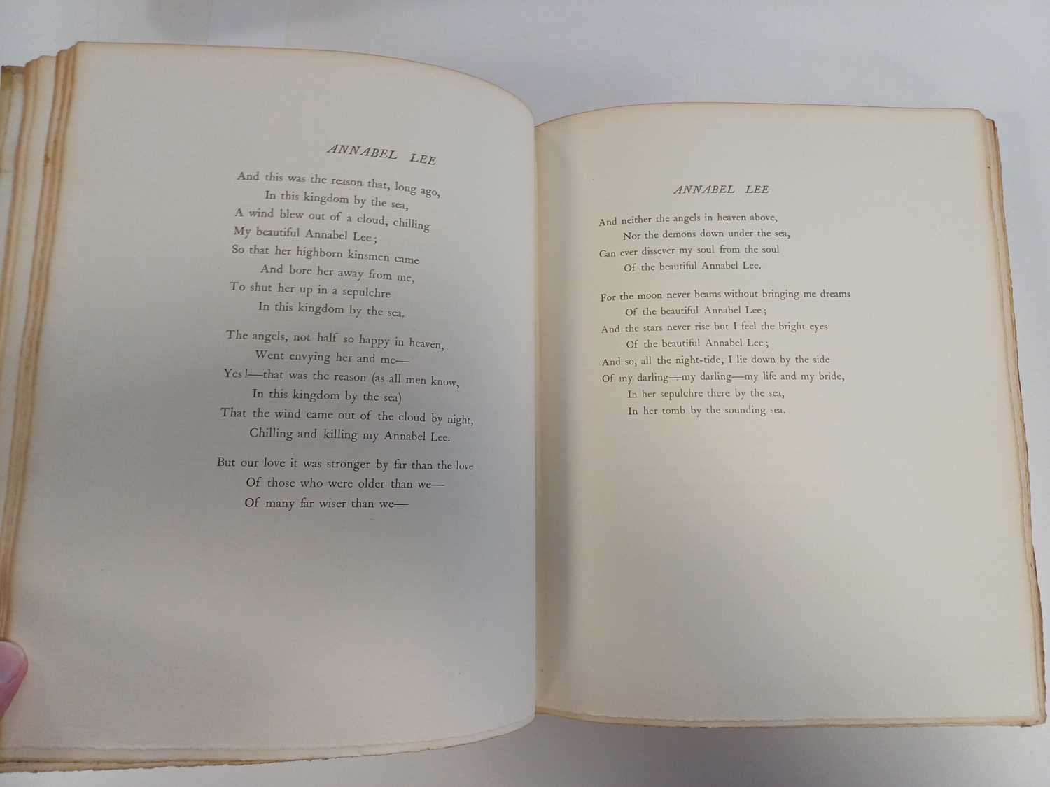 Poe (Edgar Allan). The Bells, and other Poems by Edgar Allan Poe, with illustrations by Edmund - Image 6 of 19