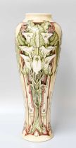 A Modern Moorcroft "Remember" Pattern Vase, by Sarah Brummell-Bailey, limited edition 464/500,