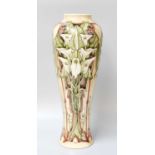 A Modern Moorcroft "Remember" Pattern Vase, by Sarah Brummell-Bailey, limited edition 464/500,