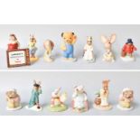 Royal Doulton Bunnykins Figures, Beswick Beatrix Potter figures, Camtrak's Childhood Favourites Wade