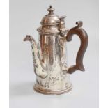 A George V Silver Coffee-Pot, by E. J. Haseler and C. Bill, Birmingham, 1920, in the George I-style,