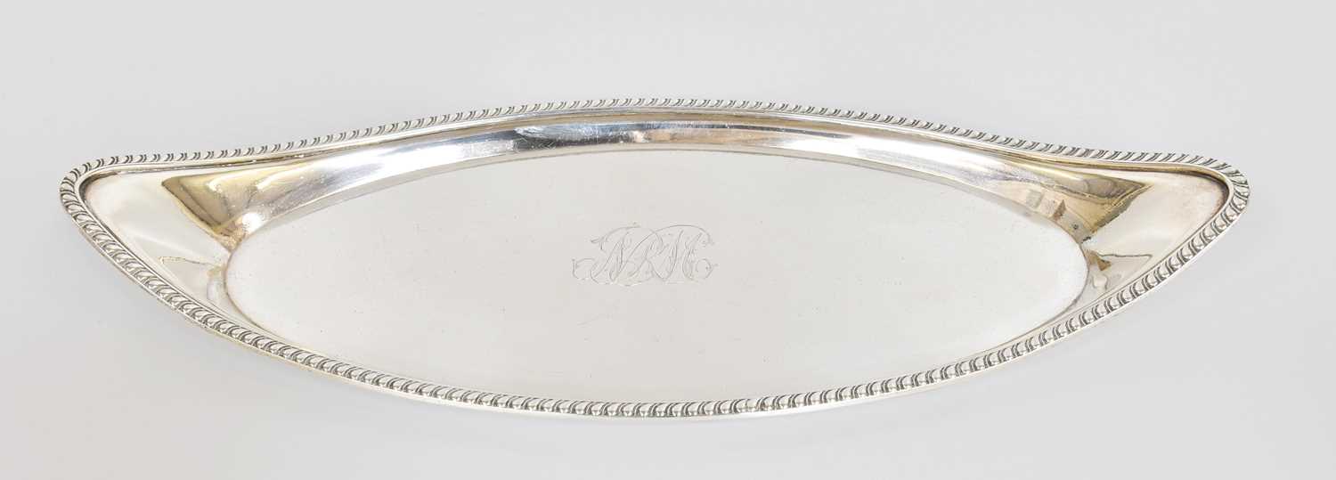 A George III Silver Snuffer-Tray, Maker's Mark Rubbed, Perhaps by William Bennett, London, 1800,