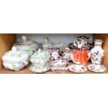 Assorted Mason's Mandalay Pattern Wares, together with Spode Stafford flowers, Royal Doulton