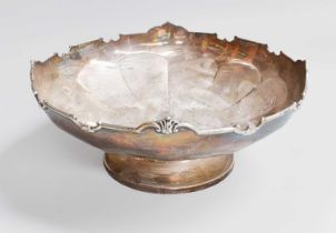 A George V Silver Bowl, by Adie Brothers, Chester, 1931, shaped circular and on spreading foot, with