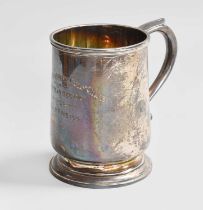 A George V Silver Mug, by Atkin Brothers, Sheffield, 1924, in the George III-style, tapering