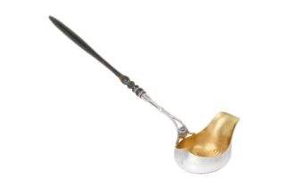 A Danish Silver-Mounted Punch-Ladle, Possibly by Carl Christian Hansen, Aarhus, First Half 19th