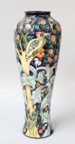 A Modern Moorcroft "The Tree Bark Thief" Pattern Vase, by Rachel Bishop, limited edition 223/250,