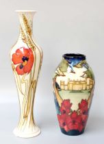 A Modern Moorcroft "Harewood House" Pattern Vase, by Kerry Goodwin, limited edition 4/25,