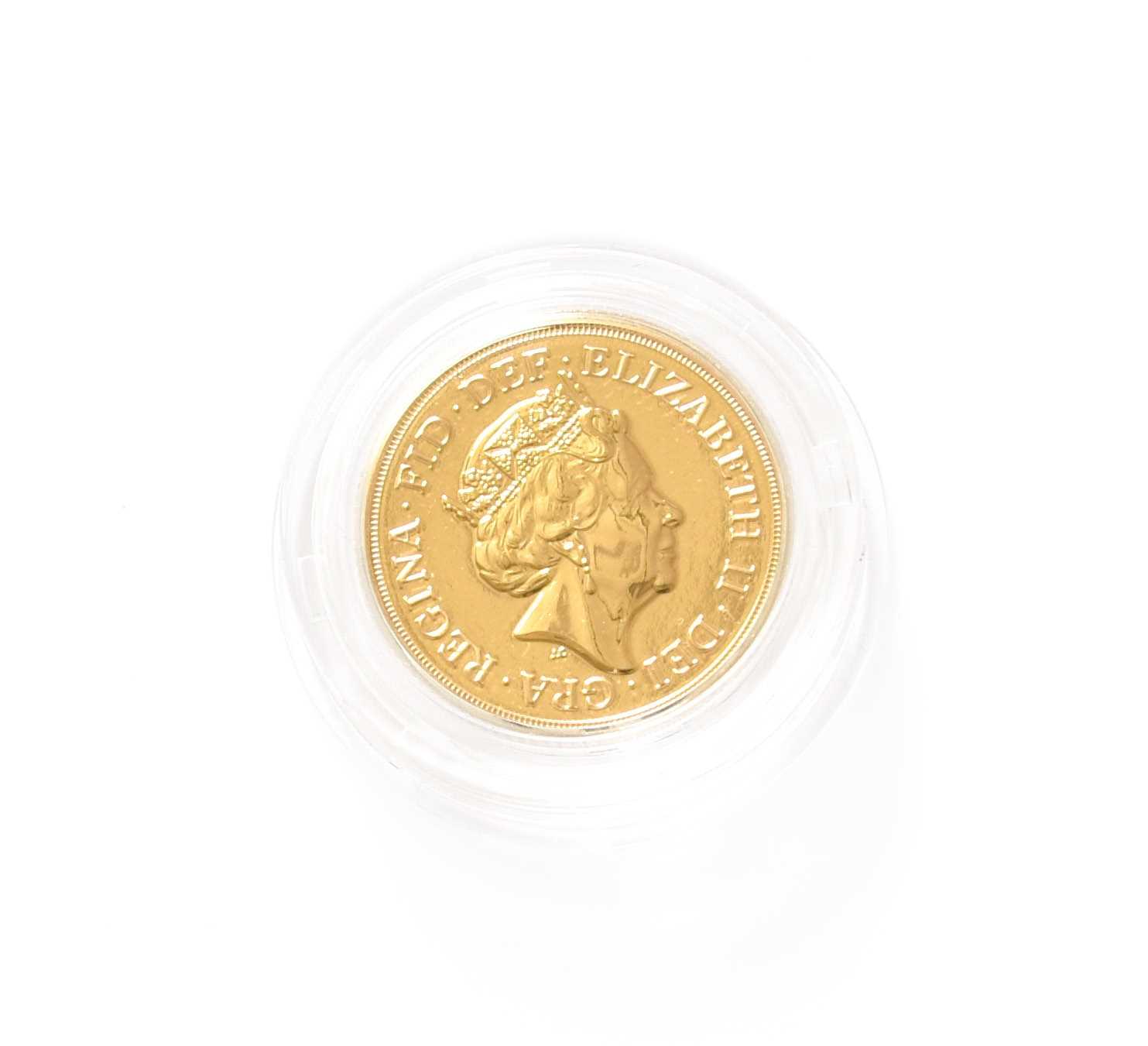 Elizabeth II, Sovereign 2022; brilliant uncirculated and encapsulated