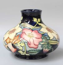 A Modern Moorcroft "Golden Jubilee" Pattern Vase, by Emma Bossons, impressed marks, 17cm high Very