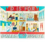 Emily Sutton (Contemporary) "D is for Dolls House" Signed and numbered 63/75, screenprint, 53cm by