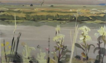 Anthony Day (1922-2023) "Summer Lode" Signed and dated 1958, gouache, together with a charcoal