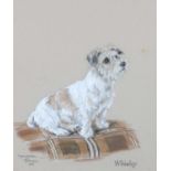 Marjorie Turner (20th Century) "Whisky" Signed, inscribed and dated 1971, pastel, 36cm by 28cm