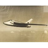 De Havilland DH 108 Swallow, photographic reproduction; together with two further including a WWII