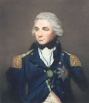 After Lemuel "Francis" Abbott (1760/61-1803) Horatio Nelson, 1st Viscount Nelson Signed Arthur Hogg,