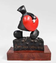 Mackenzie Thorpe (b.1956) "Life" With blindstamp, from an edition of 395, hand painted cast resin,