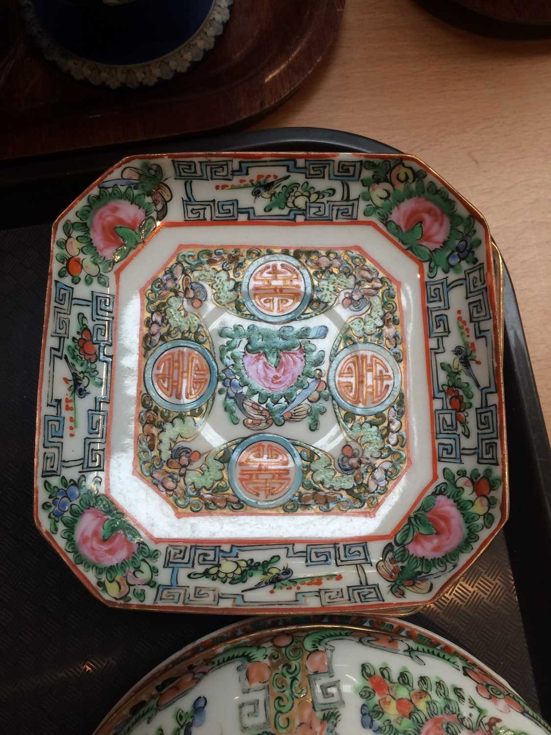 A Collection of 20th Century Cantonese Porcelain, tea and other wares Minor chips, general wear, - Image 3 of 29