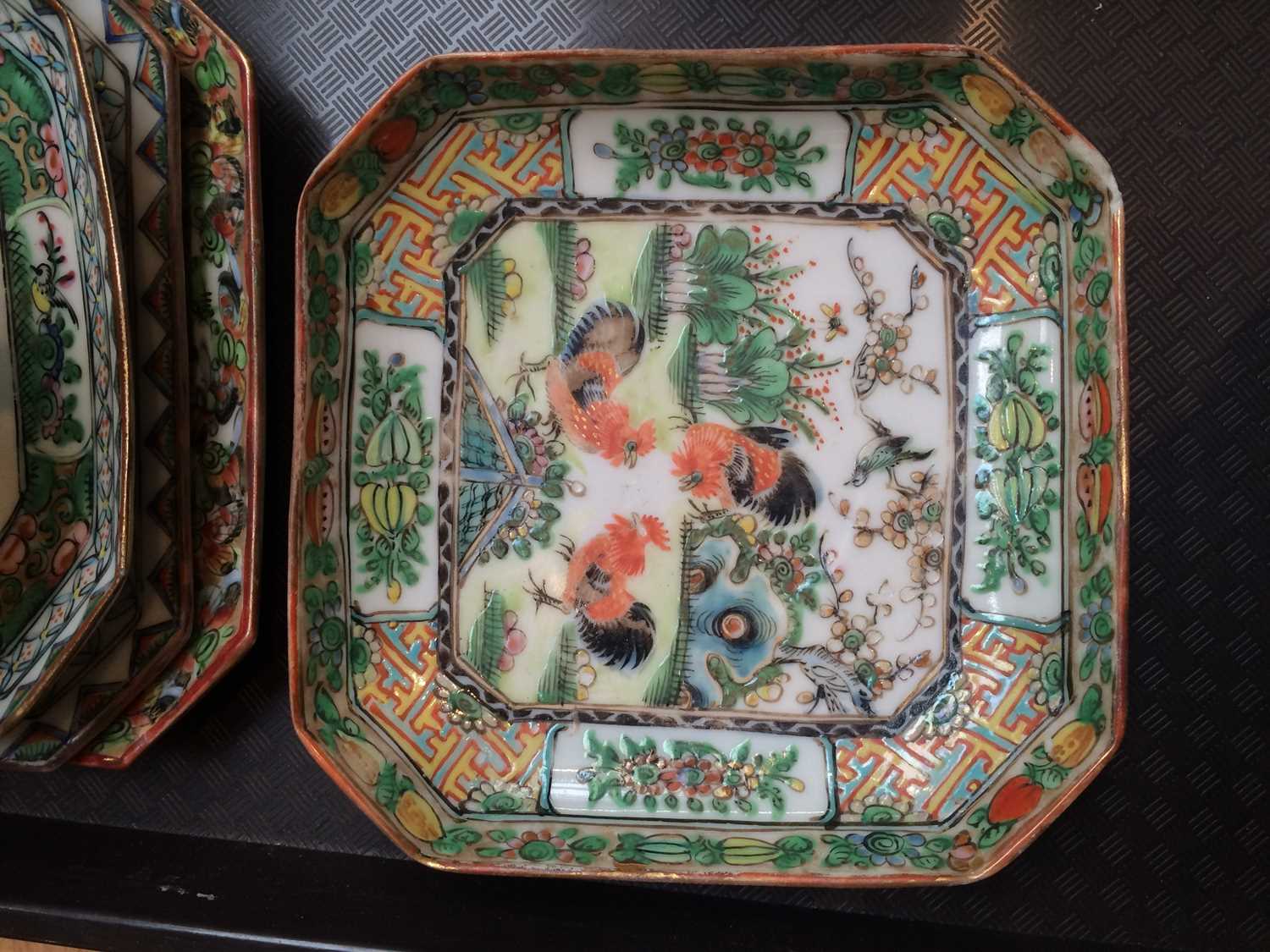 A Collection of 20th Century Cantonese Porcelain, tea and other wares Minor chips, general wear, - Image 22 of 29