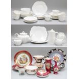 Ceramics, including Vienna, Wedgewood, Derby, Shelly, Ayasley, etc (three trays)