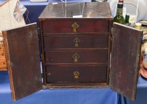 A Chinese Table Cabinet, 30cm by 24cm by 34cm