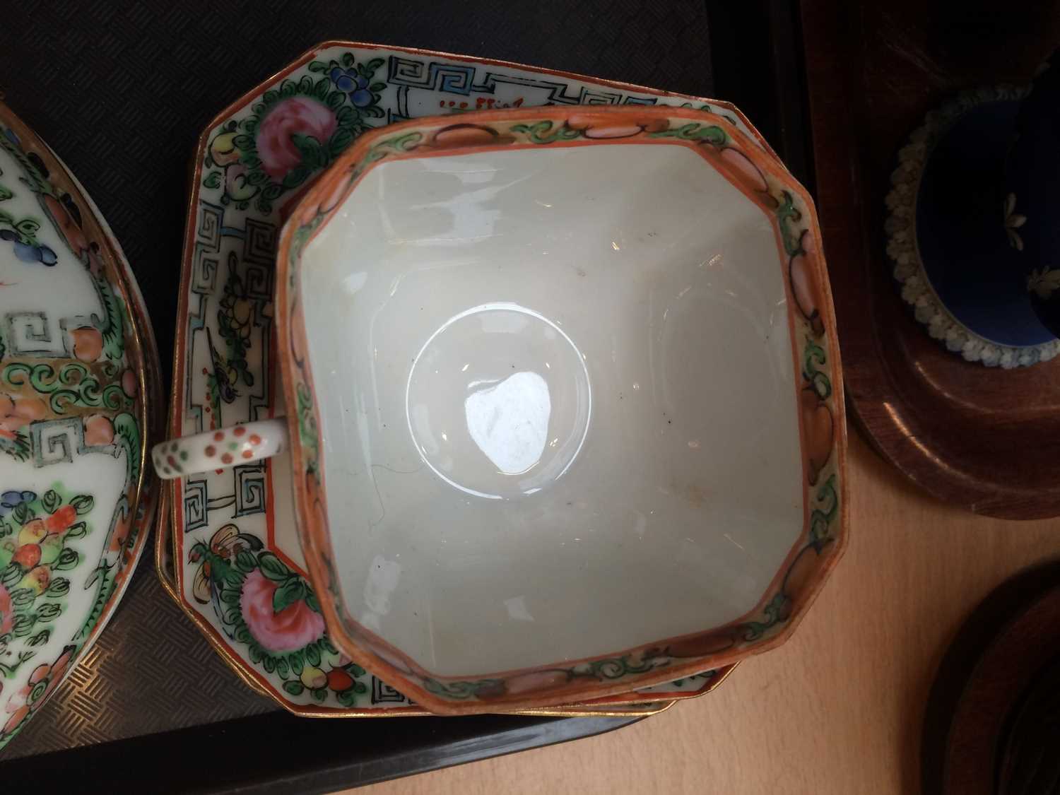 A Collection of 20th Century Cantonese Porcelain, tea and other wares Minor chips, general wear, - Image 5 of 29