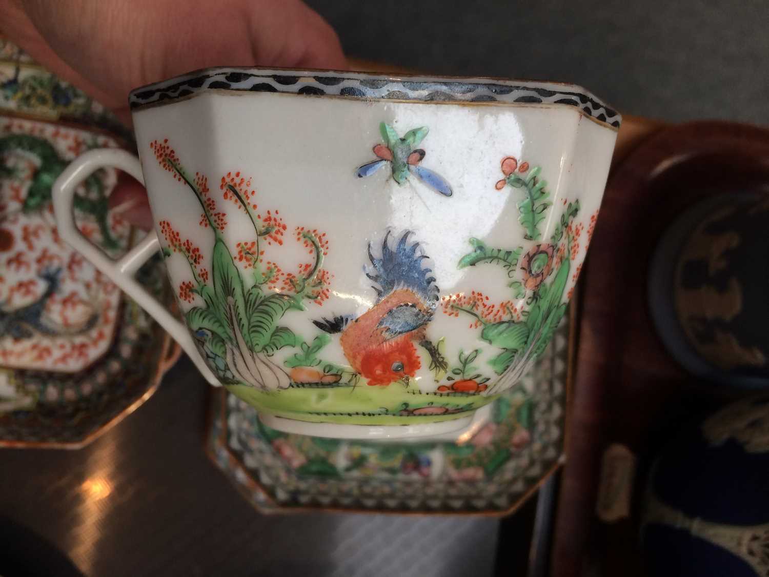 A Collection of 20th Century Cantonese Porcelain, tea and other wares Minor chips, general wear, - Image 14 of 29