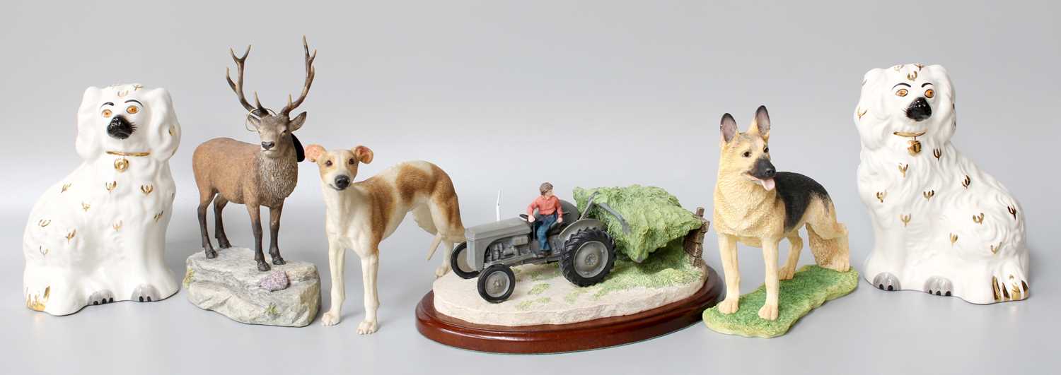 Border Fine Arts Studio Tractor Models, 'Clearing Out' model No. A6343 and 'Silage Time' model No. - Image 3 of 3
