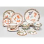 A Collection of 20th Century Cantonese Porcelain Significant surface chips to two plates, various