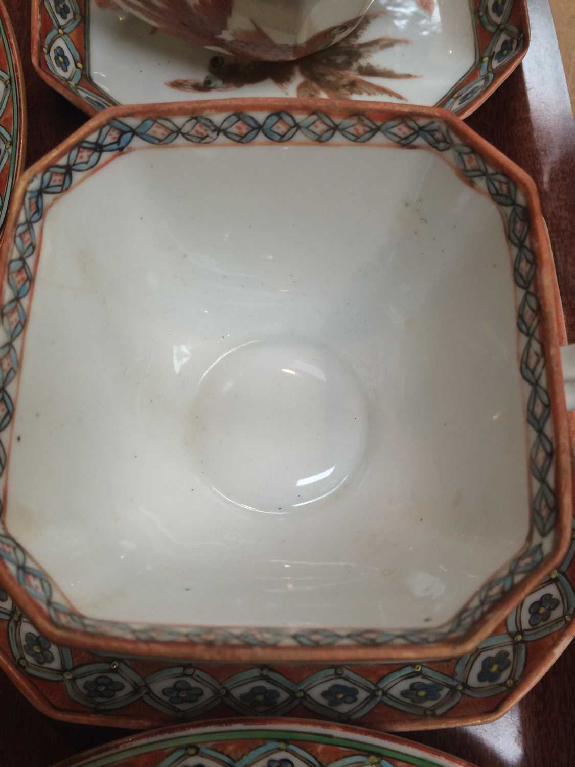 A Collection of 20th Century Cantonese Porcelain Significant surface chips to two plates, various - Image 7 of 12