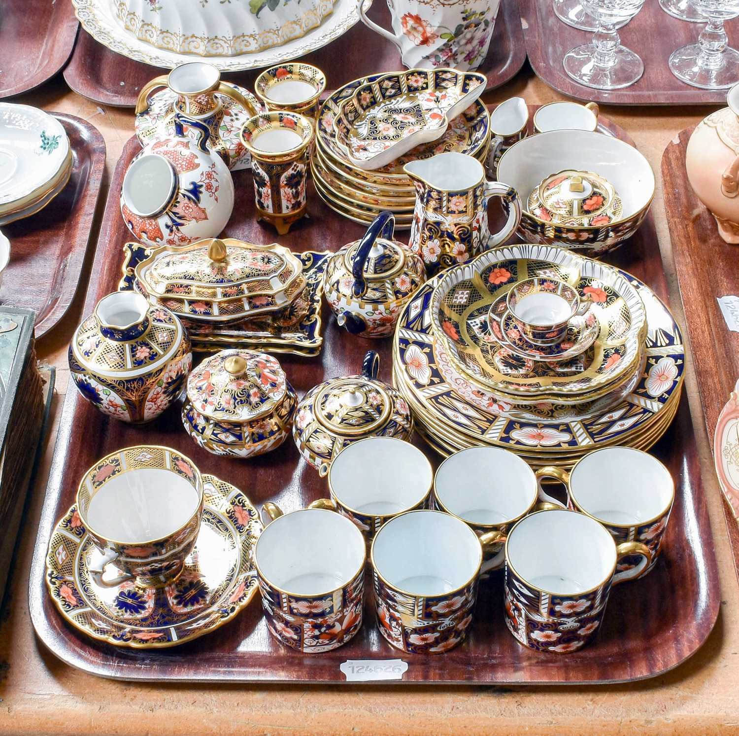 A Good Collection of Royal Crown Derby Imari Wares Including, coffee cans and saucers, miniature - Image 2 of 2