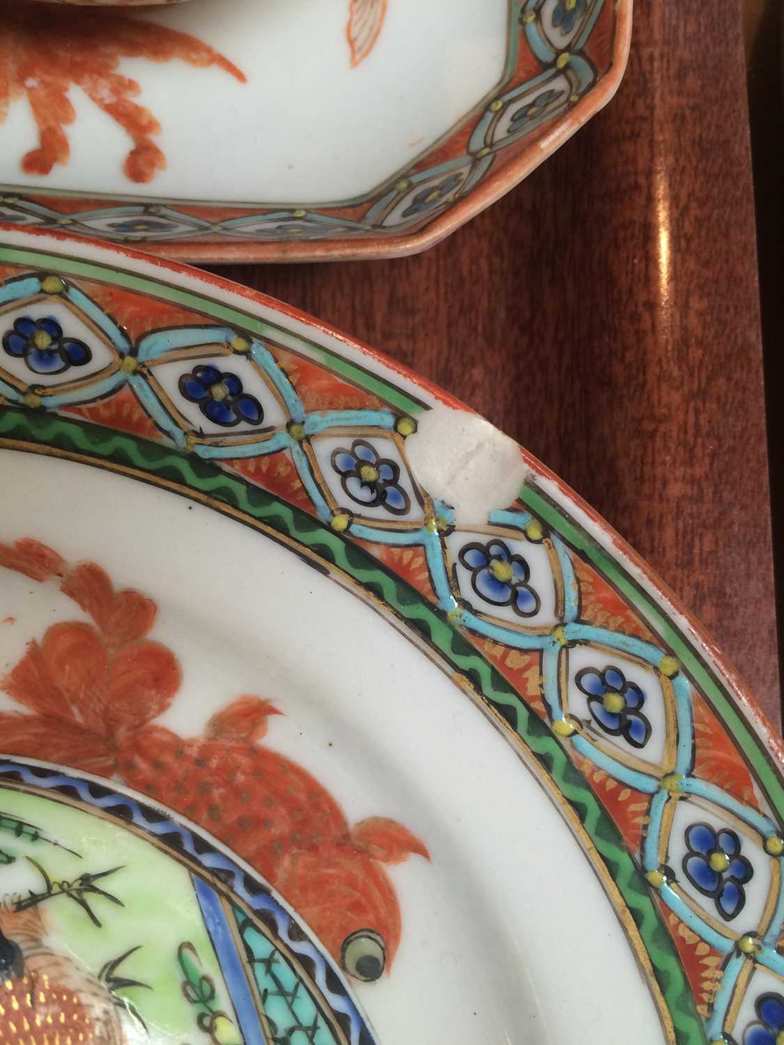 A Collection of 20th Century Cantonese Porcelain Significant surface chips to two plates, various - Image 10 of 12