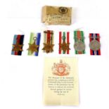 A Second World War Naval Group of Six Medals, comprising 1939-45 Star, Atlantic Star, Africa Star