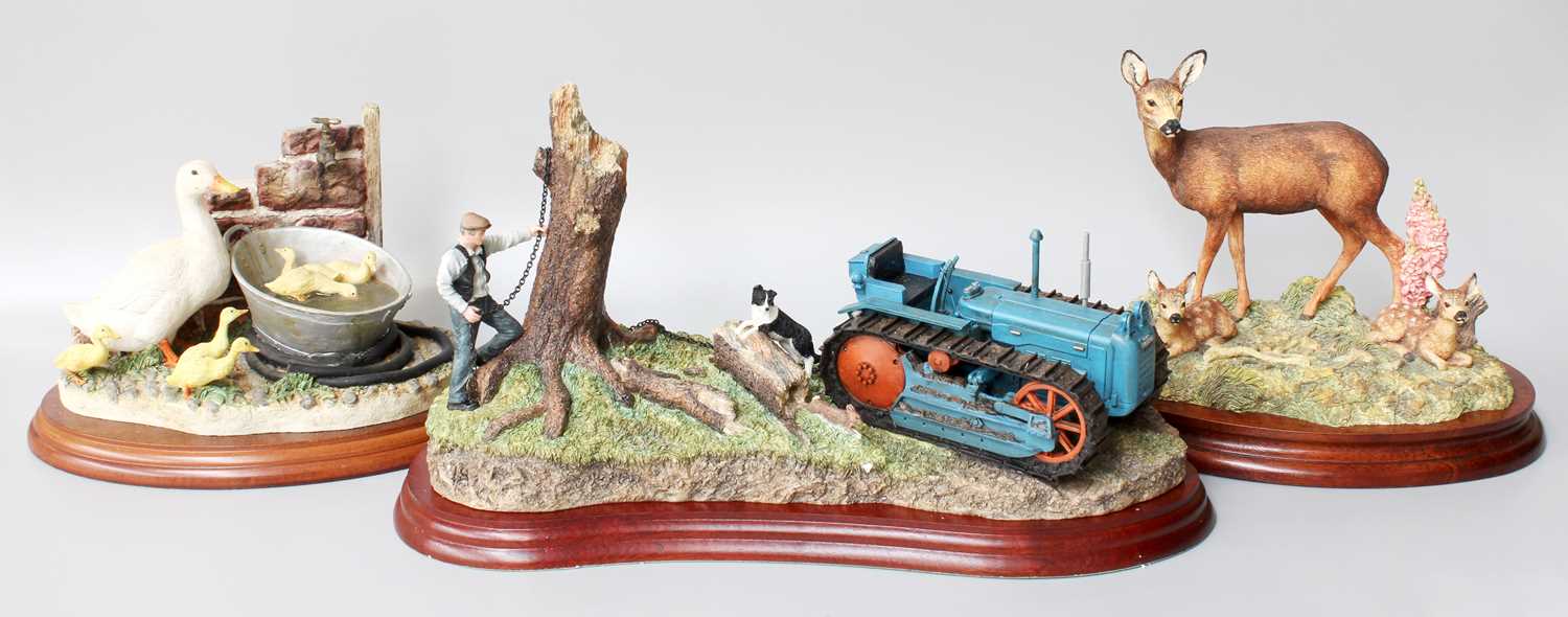 Border Fine Arts Studio Tractor Models, 'Clearing Out' model No. A6343 and 'Silage Time' model No. - Image 2 of 3