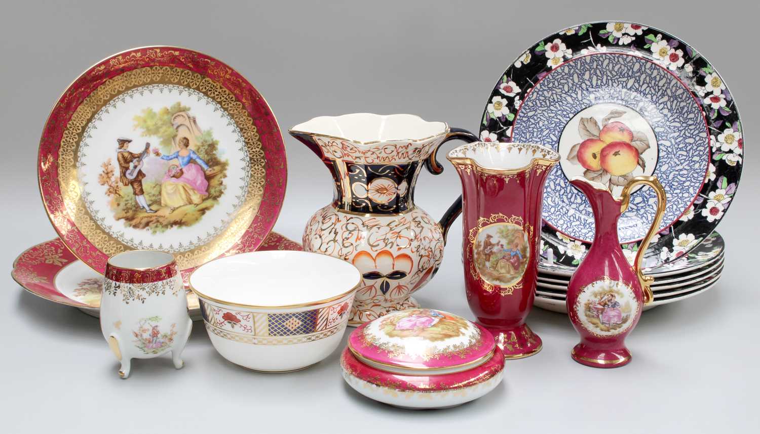 Ceramics, including Vienna, Wedgewood, Derby, Shelly, Ayasley, etc (three trays) - Image 2 of 4