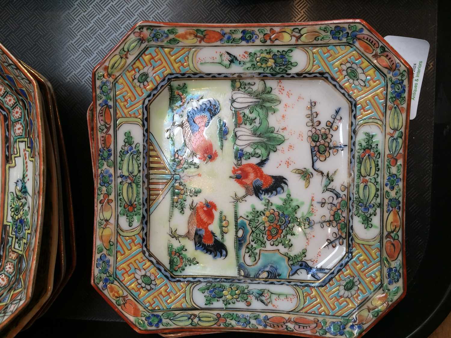 A Collection of 20th Century Cantonese Porcelain, tea and other wares Minor chips, general wear, - Image 23 of 29