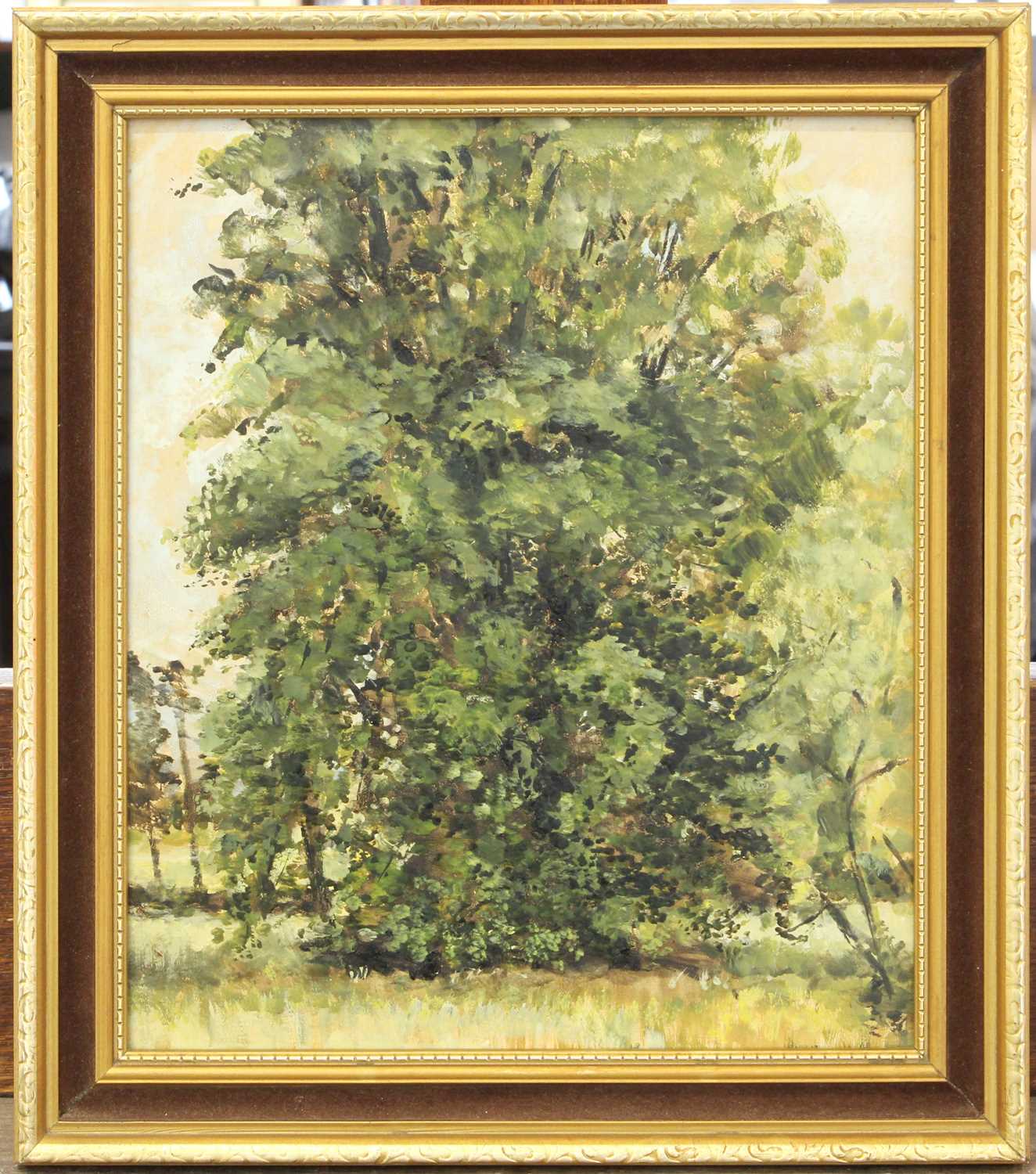 Kenneth Gribble (20th Century) ''Elm Tree'' Inscribed verso "Cheddon Firzpaine, Somerset", and dated - Image 2 of 3