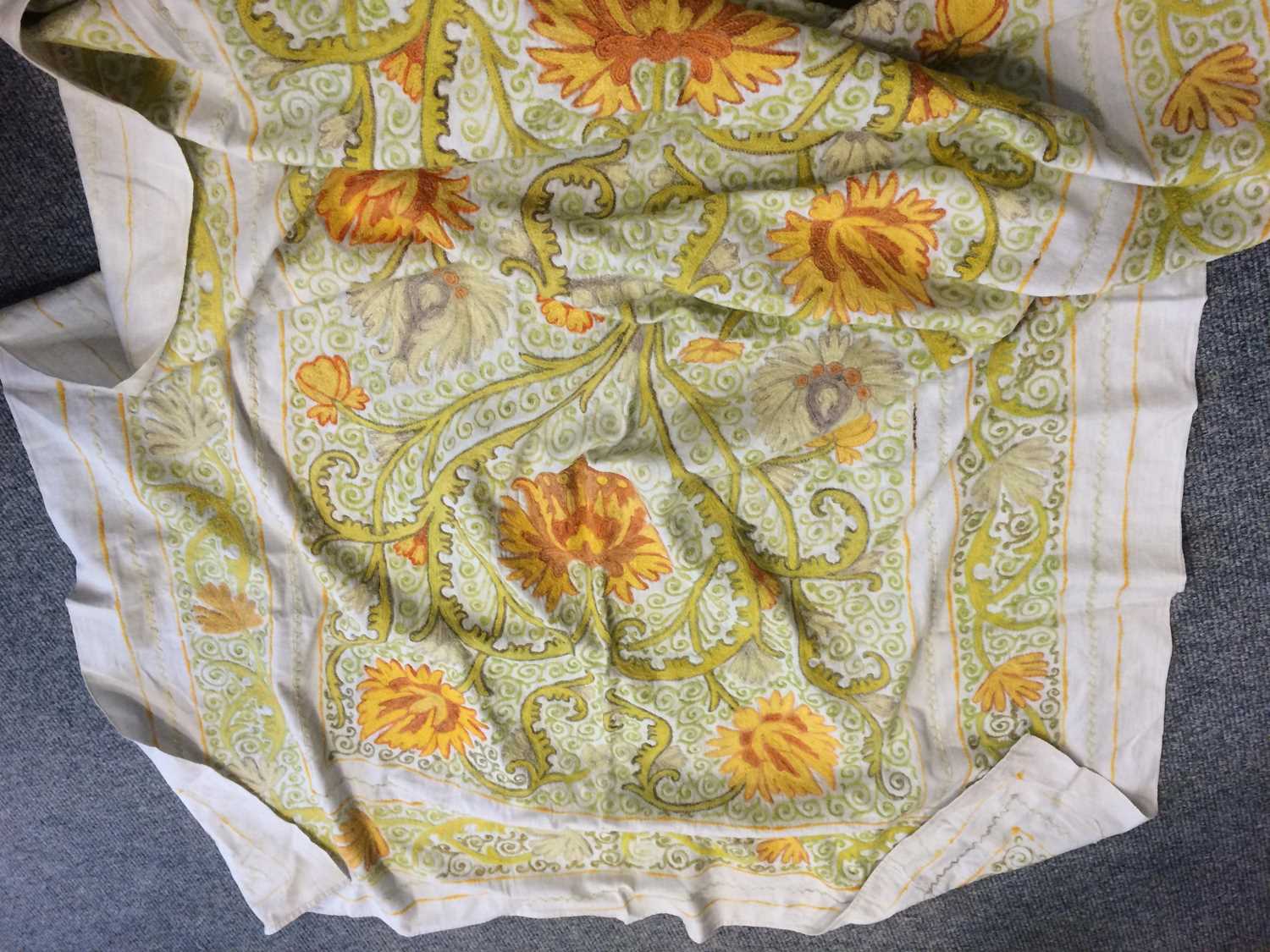 Assorted Chinese, Eastern and Other Textiles, comprising embroideries, baby silk shoes, silk - Image 6 of 30