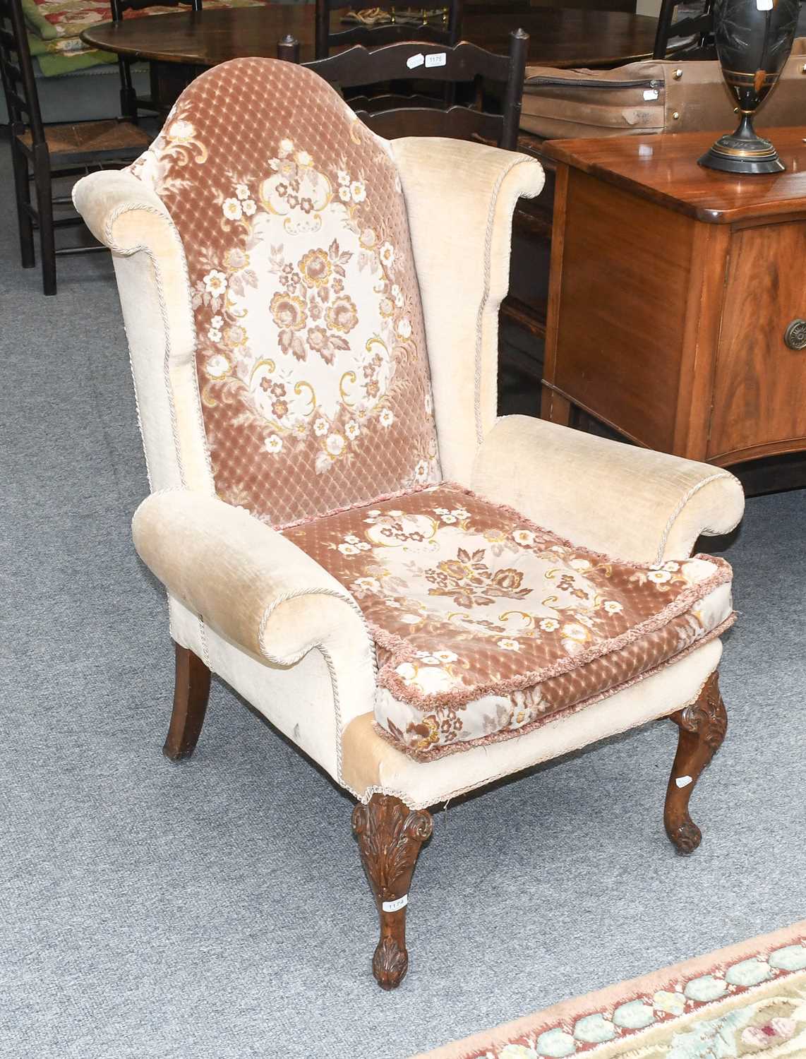 A Wing Back Chair