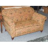 A Victorian Drop End Sofa, 140cm wide Dimensions - 83cm by 140cm by 88cm