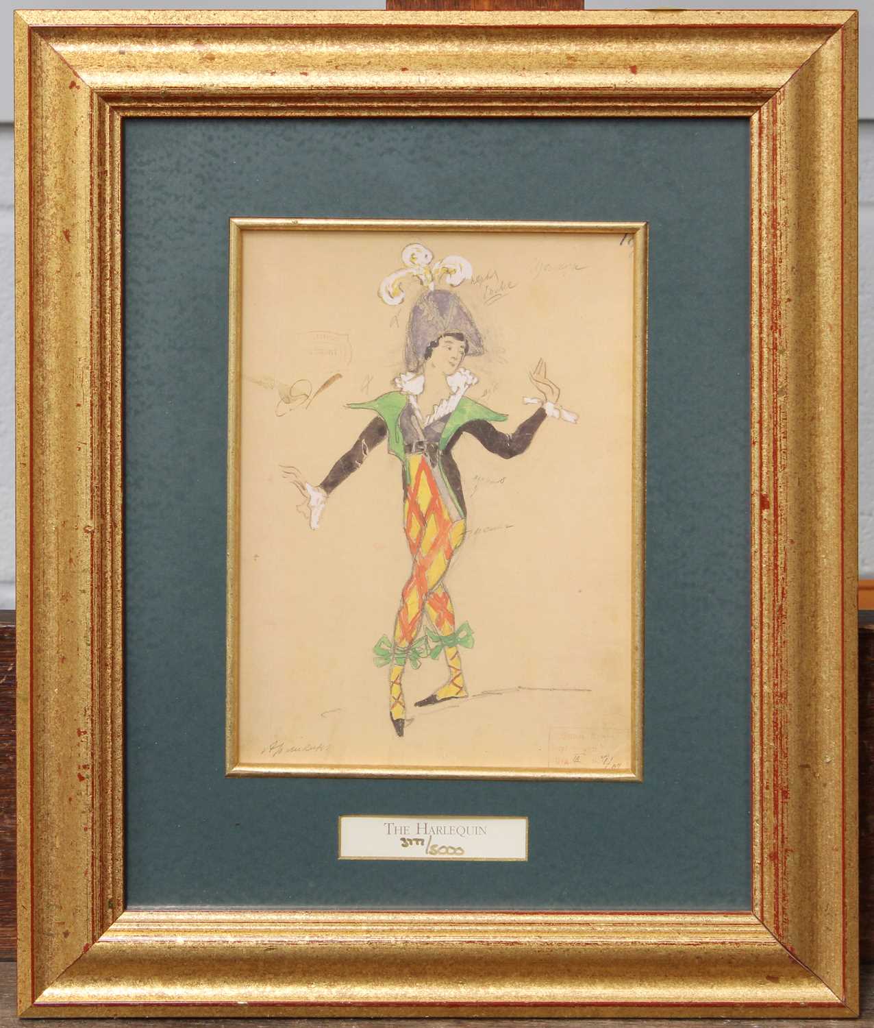 Russian School (20th Century) "The Harlequin" from The Original Designs of the Bolshoi Nutcracker, - Image 3 of 3