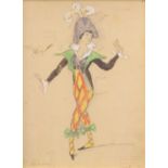 Russian School (20th Century) "The Harlequin" from The Original Designs of the Bolshoi Nutcracker,